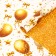 Paper packaging glossy bilateral "Golden Balls", 100 x 70 cm