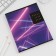 Notebook in a cage, 96 sheets A5 on a paper clip, “September 1: Neon”, cover shaking cardboard 230 g internal block No. 1, whiteness 96%