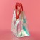 Gift package from PVC, red, irredist, 20 x 18 x 10 cm