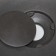 Haller shell Uperwood Belfast is round, concrete, graphite color