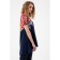 Female blouse, size 42, blue color
