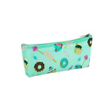 School Penal on the zipper of sweets turquoise-3