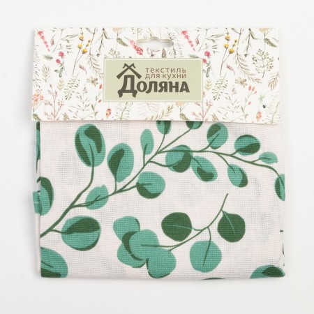 Apron Dolyana "Eucalypt" 60x70 cm, 100% cotton, mitch 164 g/m2-6