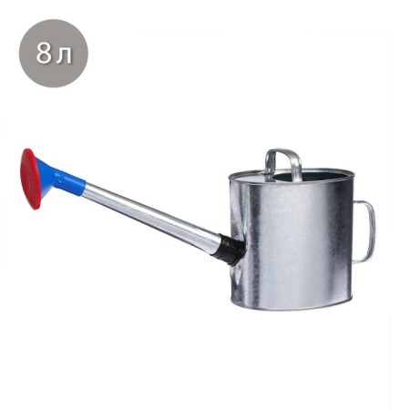 Watering can, 8 l, with a diffuser, galvanized, nose d = 25 mm