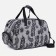 Road bag with lightning, 2 outer pockets, long belt, gray color