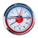 Thermomanometer "CTM", axial, DK 80 mm, 1 MPa, external thread 1/4 ", 120 ° C