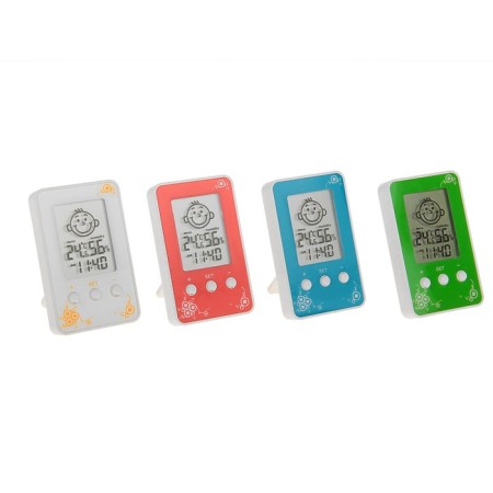 Thermometer Luazon LTR-12, electronic, humidity, clock, mix-1