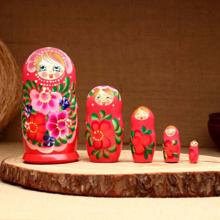 Matryoshka 5-doll "Astra", 14-15 cm