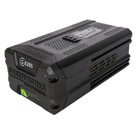 GreenWorks G82B5, 82 V battery, 5 Ah, Li-Ion, charge indicator, 360 watts, 2.77 kg
