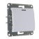 See Glossa switch, 10 A, 1 key, IP20, hidden, with backlight, white, GSL000113