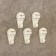 Fastening for the picture CJSC Plastic, large, white color