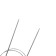 The knitting needles are circular, aluminum with 80 cm/2.0 mm coating
