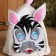 Bath cap with children's applique "Zebrochka" felt