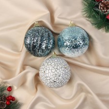 Set of balls plastic D-8 cm, 3 pcs 