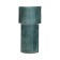 Decorative vase of embossed glass, 95 × 95 × 200 mm, blue color