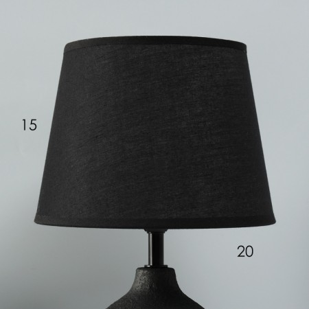 Table lamp "Thesis" 1x40W E14 black 20x20x32cm-3