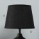 Table lamp "Thesis" 1x40W E14 black 20x20x32cm
