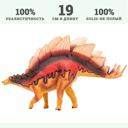 Dinosaurian figure "World of dinosaurs: Stegosavr", 19 cm-6