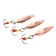 Vertical spin "Yaman" bug with a tee, size 25 mm, 1.5 g, color copper