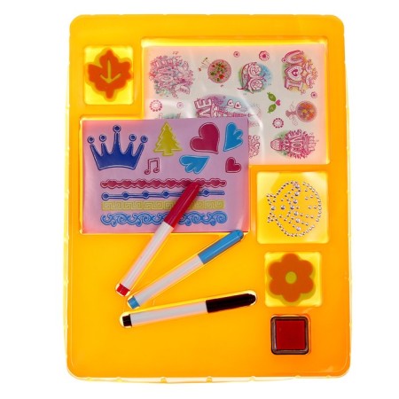 Set for creativity: with your own hands and coloring tattoos - stickers "Young Princess"-2