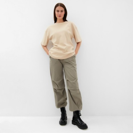 Women's T -shirt MIST BASIC, beige, p. L-XL-1