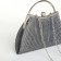 Female bag on farmar, silver color