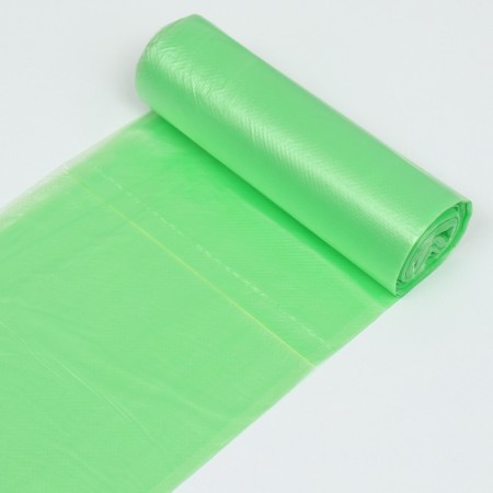 Bio bags for cat trays "Pigzon" 45x65 cm, 12 μm, 10 pcs, green-2