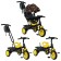 Three -haired bike Vivat 1, shooter print, yellow