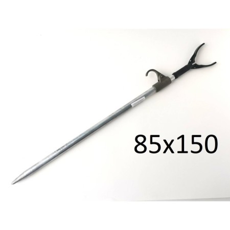 Telescopic stand, aluminum, 85x150 cm