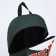 Backpack school Textile Tennis, 46x30x10 cm, vertical pocket, green color