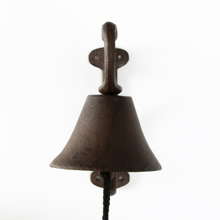 Bell Survenger Cast iron "Plant pattern" 21x10x20 cm-1