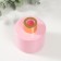 Diffusor for essential oils with a lid "Pink marshmallow" Gloss 100 ml 7x7x7.5 cm