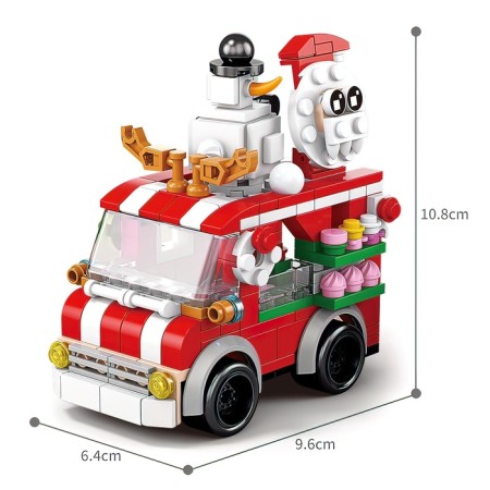 Designer "Big Gift. Machine ", 6 in 1, 273 details-1