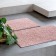 A set of bathtub rugs "Pamp", size 50x60 cm, 60x100 cm, pink color