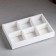 Kashpo wooden 28 × 19 × 5 cm "Six, 6 cells", white give beautifully