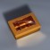 Box for 6 sweets Gold Glitter, 12 x 8.5 x 4 cm. Confectionery packaging