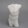 Figure candle "Men's torso", 6x17 cm, white, 6 hours