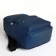 Youth backpack with lightning, external pocket, blue color