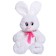 Soft toy "Hare Lyalya", 55 cm, Mix colors