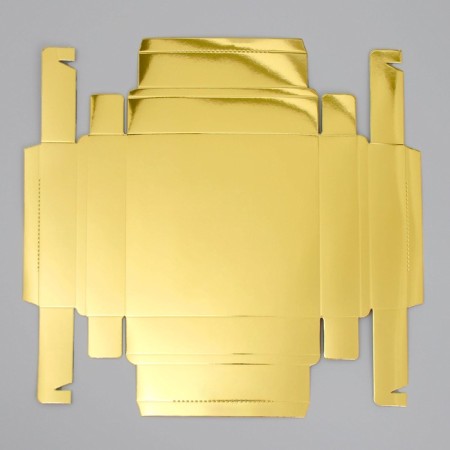 Box for sweets, confectionery packaging, 16 cells “Golden”, 18.9 x 18.9 x 3.8 cm-5