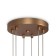 Suspension lamp Maytoni Mod172PL-06BS, 6XG4, 20W, 130x340.7 cm, brass color
