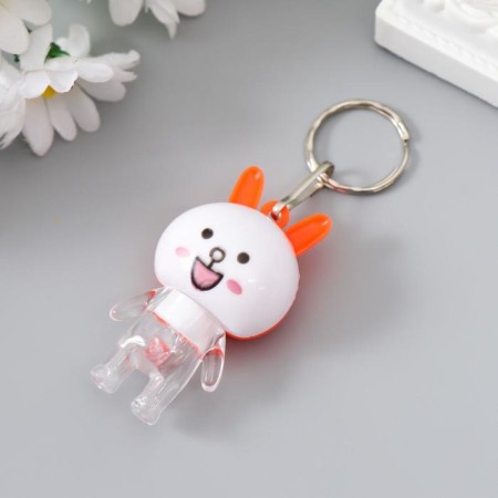 Flashlight light on the ring "Bunny" Mix flashes 5.5x3x2 cm-1