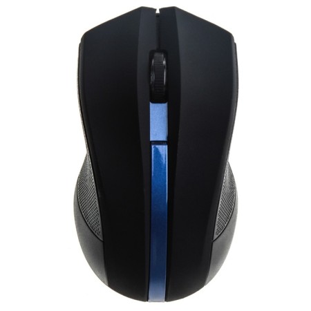 Mouse call 615MW black/blue optical (1200DPI) wireless USB for laptop (3but)