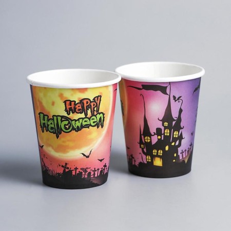 A glass of paper "Black Castle", 6 pcs.