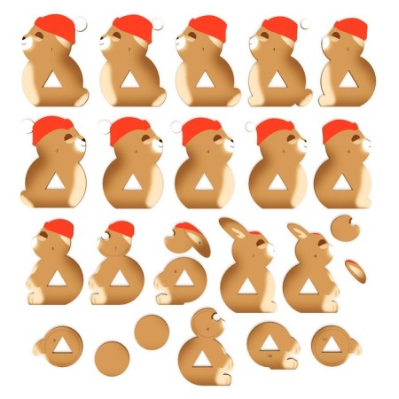 3D конструктор «Веселый зайчик», в пакете-2