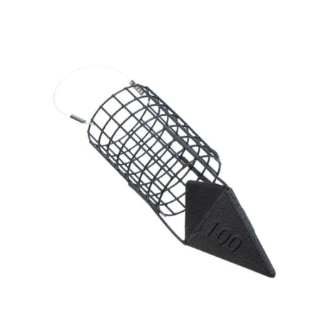 Metallic feeder X-Feeder ME Bullet 4K M Grid, Matt Black, 100 g, 35 ml-1