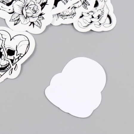 Stickers Stickers for Scrapbooking "Skull" 9-353-2