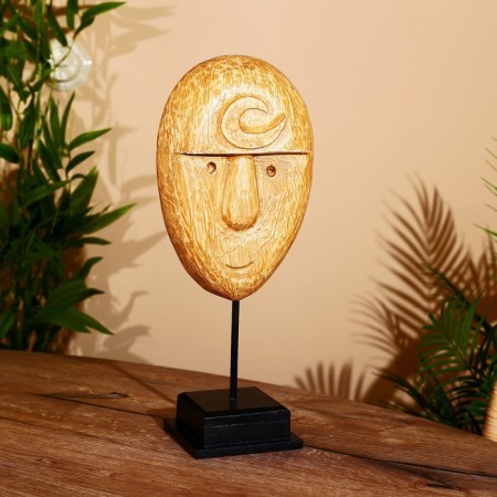 Wood mask 42 cm