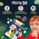 Game set with stickers "New Year's commotion"