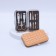Manicure set "braid", 7 items, in a case, color mix